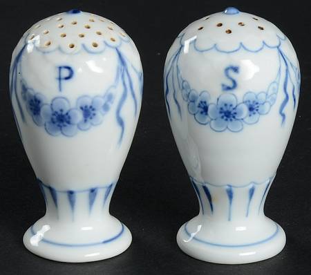 Empire Blue and White Salt & Pepper Set