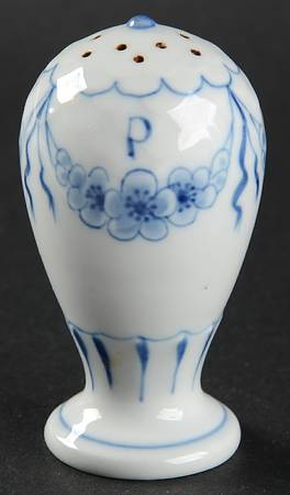 Empire Blue and White Pepper Shaker