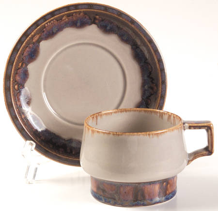 Mexico Flat Cup & Saucer Set