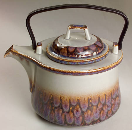 Mexico Teapot & Lid with Removable Top Handle