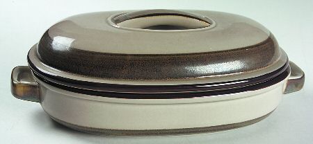 Peru 1.5 Quart Oval Covered Casserole