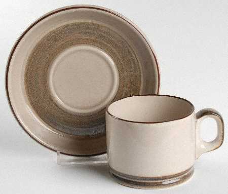 Peru Flat Cup & Saucer Set