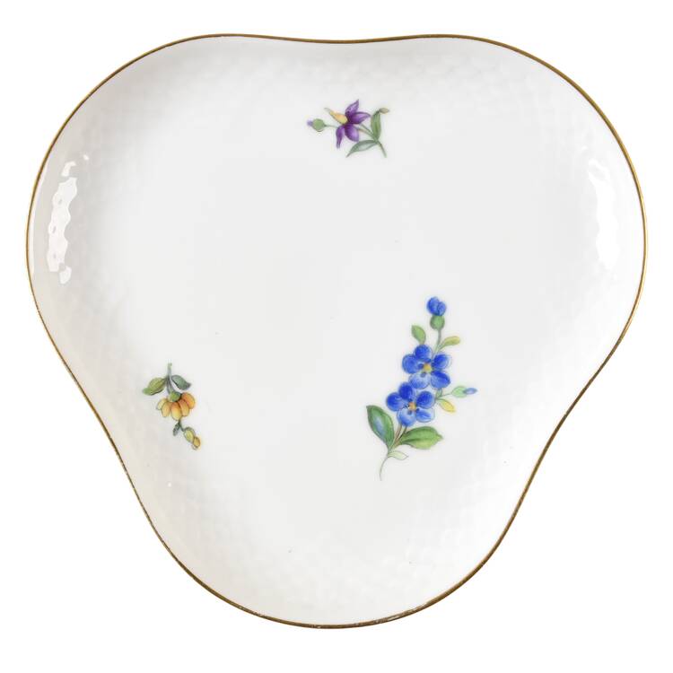 Saxon Flower (White Background) Tray for Condiment Set