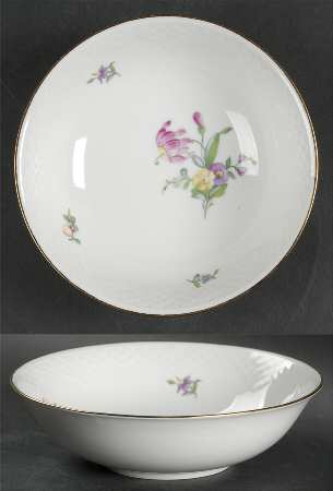 Saxon Flower (White Background) Coupe Cereal Bowl