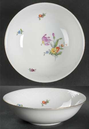 Saxon Flower (White Background) Coupe Cereal Bowl