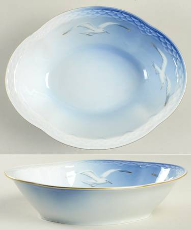Seagull 8" Oval Vegetable Bowl