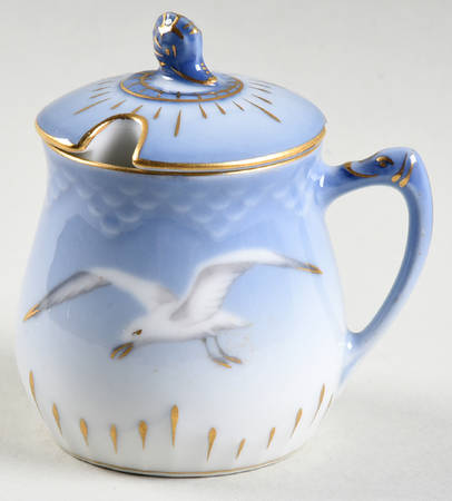 Seagull Mustard Jar & Lid