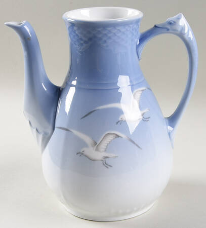Seagull Coffee Pot No Gold No Lid