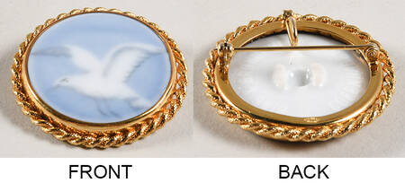Seagull Pendant/Pin by Bing & Grondahl