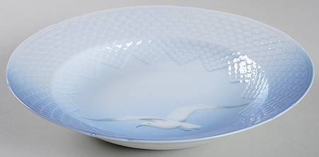 Seagull No Gold Trim Large Rim Soup Bowl by Bing & Grondahl
