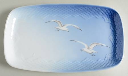 Seagull 11" Sandwich Tray No Gold by Bing & Grondahl