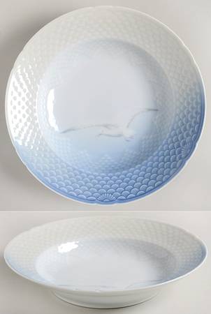 Seagull Rim Soup Bowl without Gold Trim