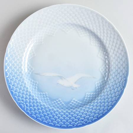 Seagull Large Dinner Plate w/No Gold Trim