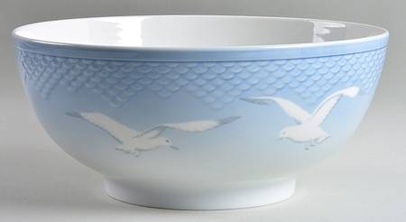 Seagull 10" Salad Serving Bowl w/No Gold Trim