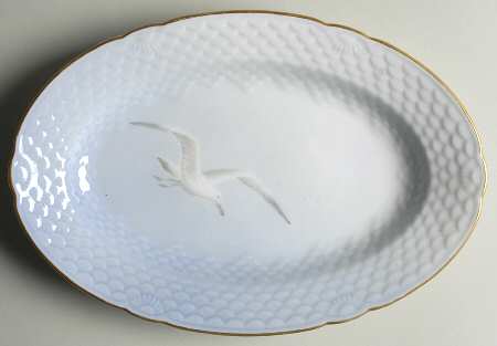 Seagull 11" Oval Serving Platter