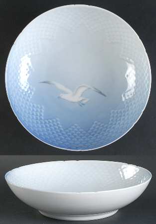 Seagull 8" Round Vegetable Bowl-No Gold