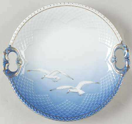 Seagull Handled Cake Plate by Bing & Grondahl