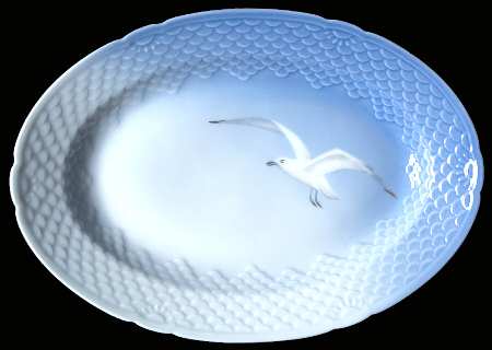 Seagull 10" Oval Serving Platter by Bing & Grondahl