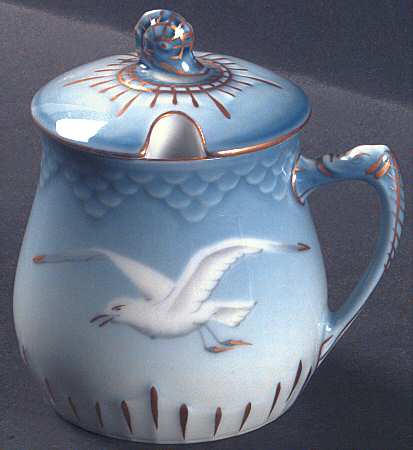 Seagull Mustard Jar & Lid by Bing & Grondahl