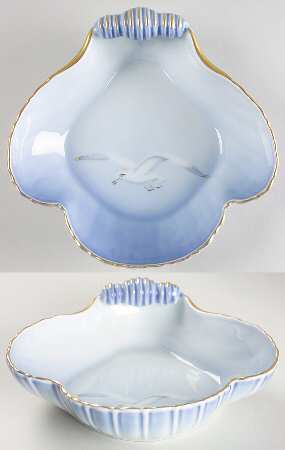 Seagull Shell Shaped Dish by Bing & Grondahl