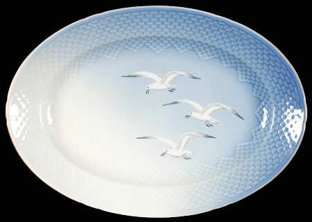 Seagull 15" Oval Serving Platter