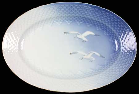 Seagull 13" Oval Serving Platter by Bing & Grondahl