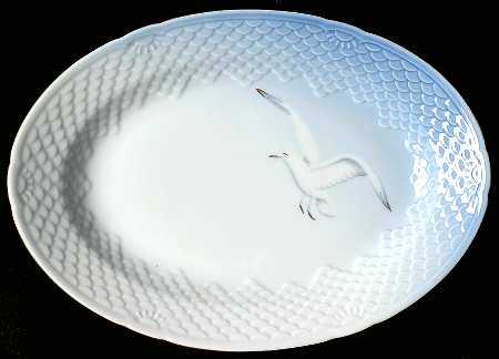 Seagull 11" Oval Serving Platter