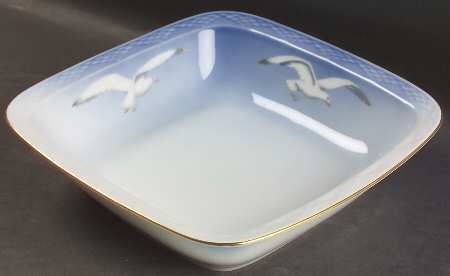 Seagull 8" Square Vegetable Bowl by Bing & Grondahl