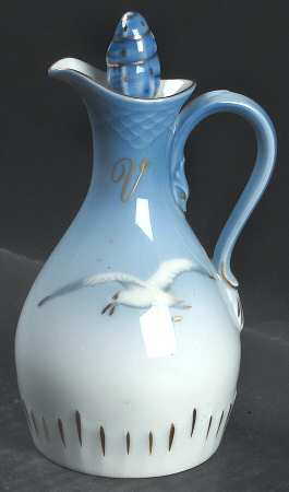 Seagull Vinegar Cruet with Stopper by Bing & Grondahl