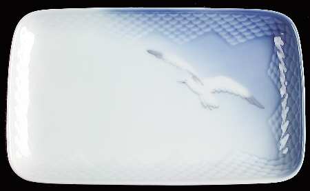 Seagull Rectangular Tray by Bing & Grondahl