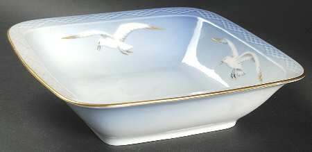 Seagull 8" Square Vegetable Bowl by Bing & Grondahl