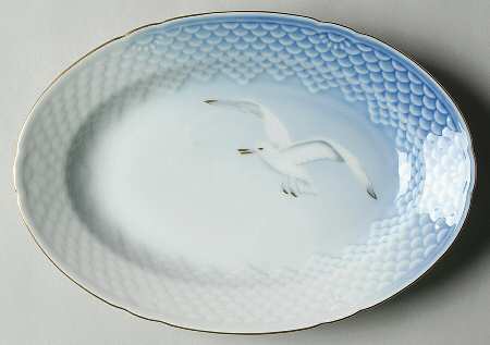 Seagull 9" Oval Serving Platter