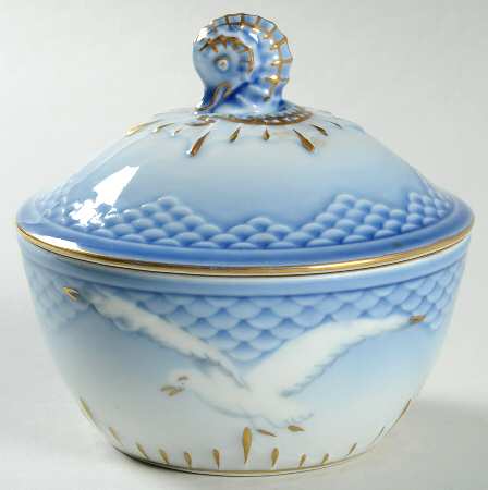 Seagull Mini Sugar Bowl & Lid