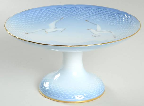 Seagull Round Compote (Height X Width) by Bing & Grondahl