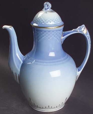 Sea Shell Coffee Pot & Lid
