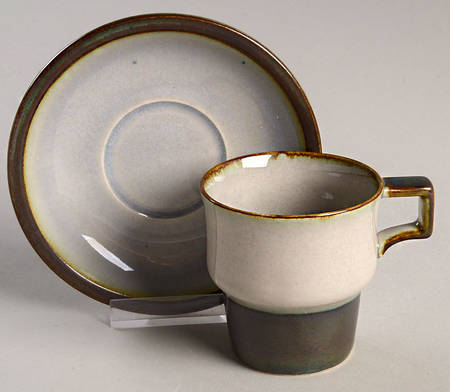 Tema Flat Demitasse Cup & Saucer Set