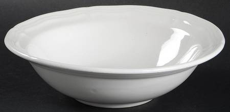 Chippendale White Rim Cereal Bowl