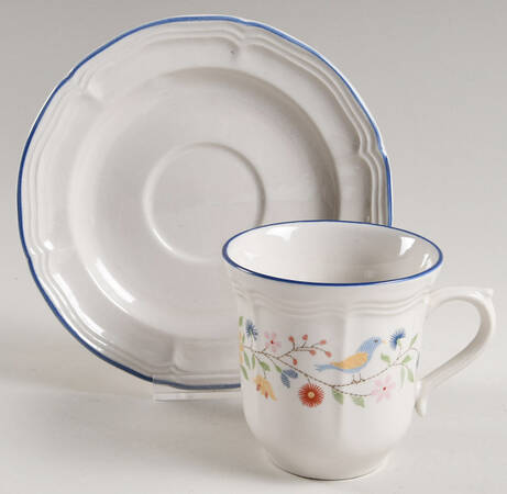 Heritage Flat Cup & Saucer Set