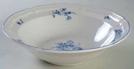 Jardin Bleu 9" Round Vegetable Bowl