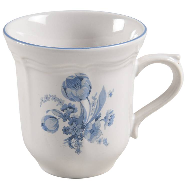 Jardin Bleu Flat Cup