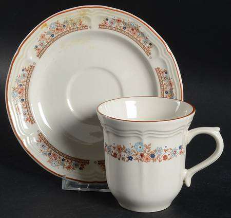 Plymouth Flat Cup & Saucer Set
