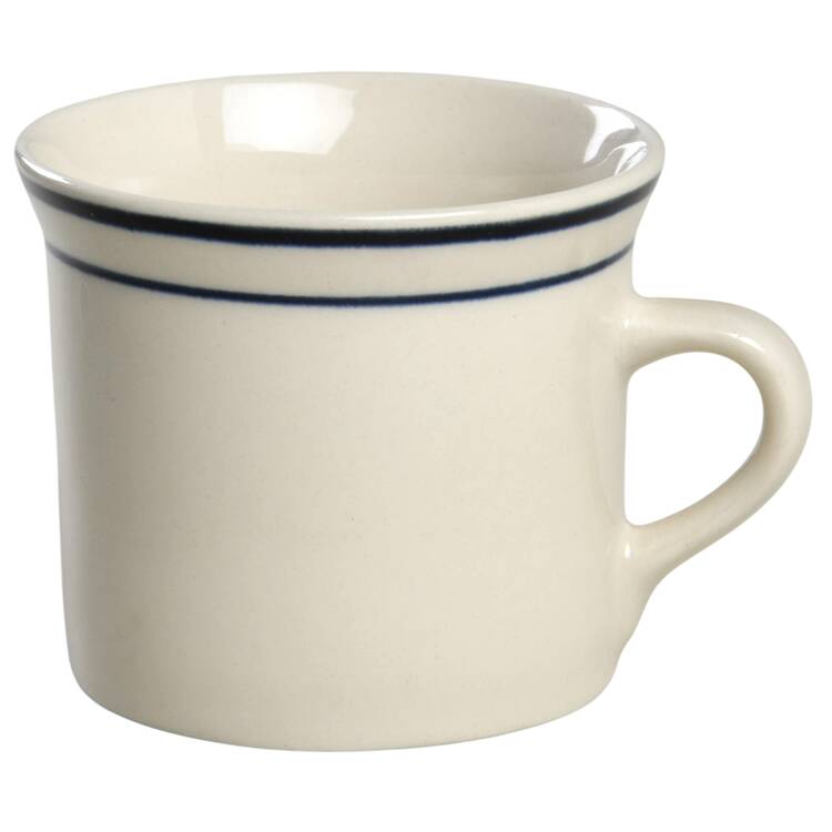 Scandia Blue Flat Cup by Brick Oven