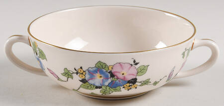 BLE1 Flat Cream Soup Bowl & Saucer Set