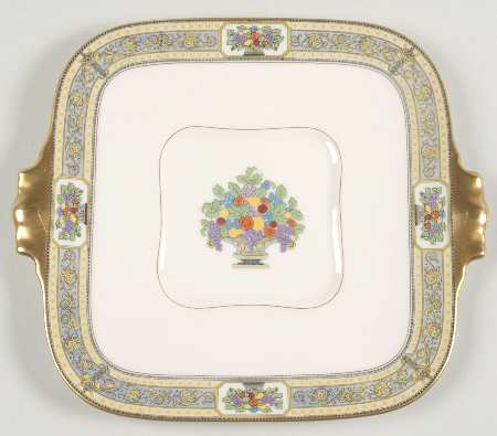 Orient Square Handled Cake Plate