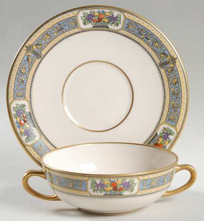 Orient Flat Cream Soup Bowl & Saucer Set