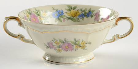 Adelphia Footed Cream Soup Bowl