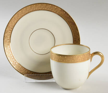 Aida Flat Demitasse Cup & Saucer Set