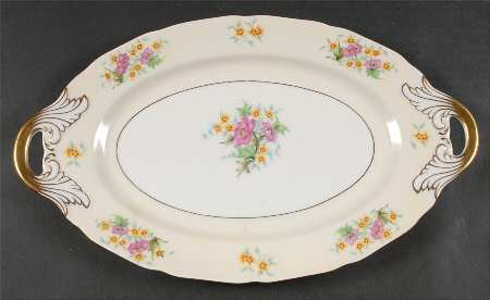Angeles 14" Oval Serving Platter