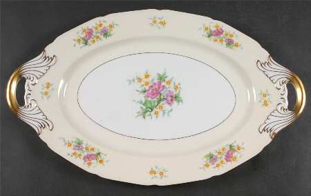Angeles 18" Oval Serving Platter