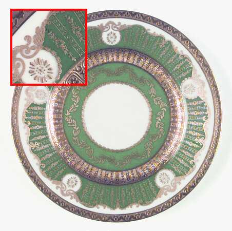 Antoinette Green Salad Plate
